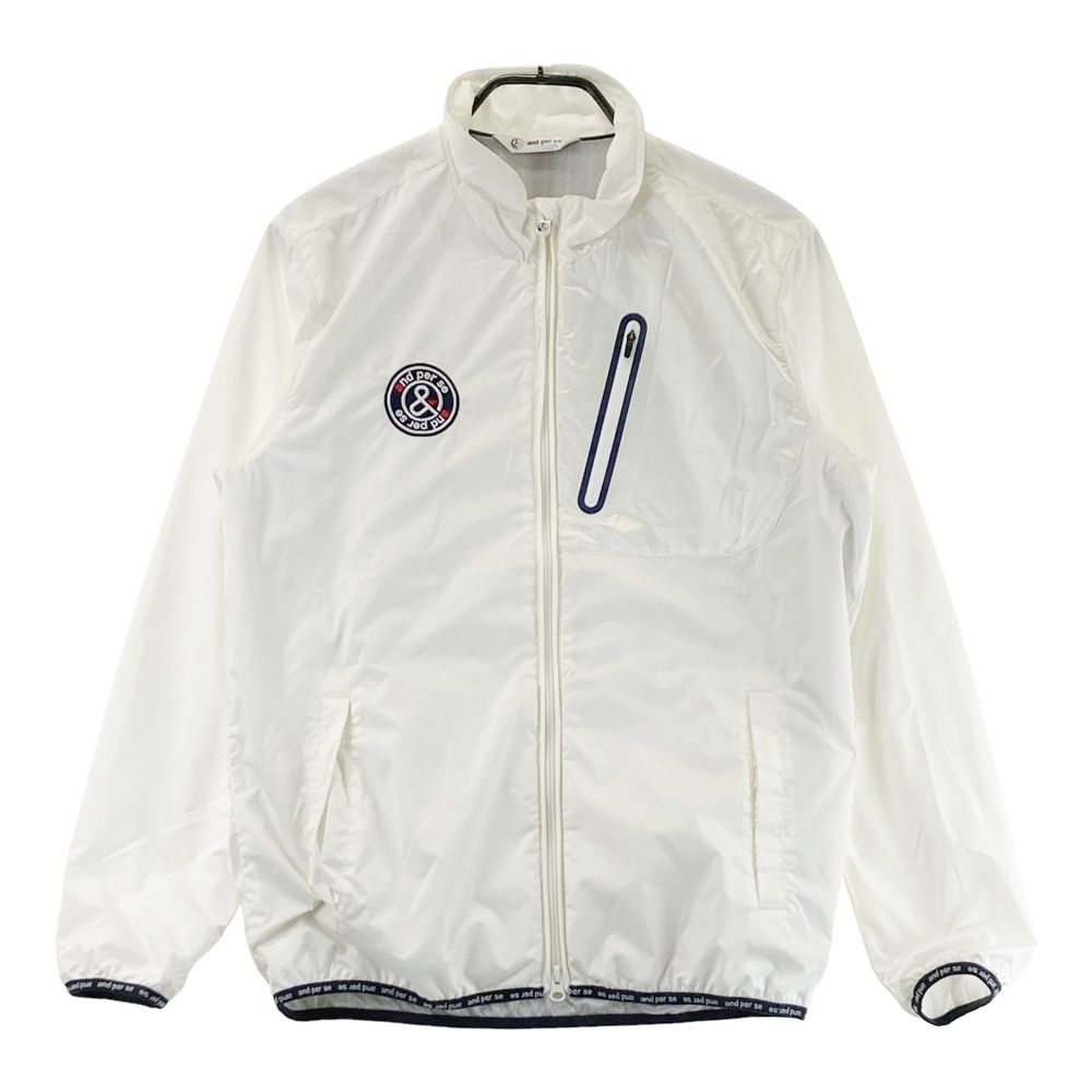 and per se ホワイトキルティングジャケット L