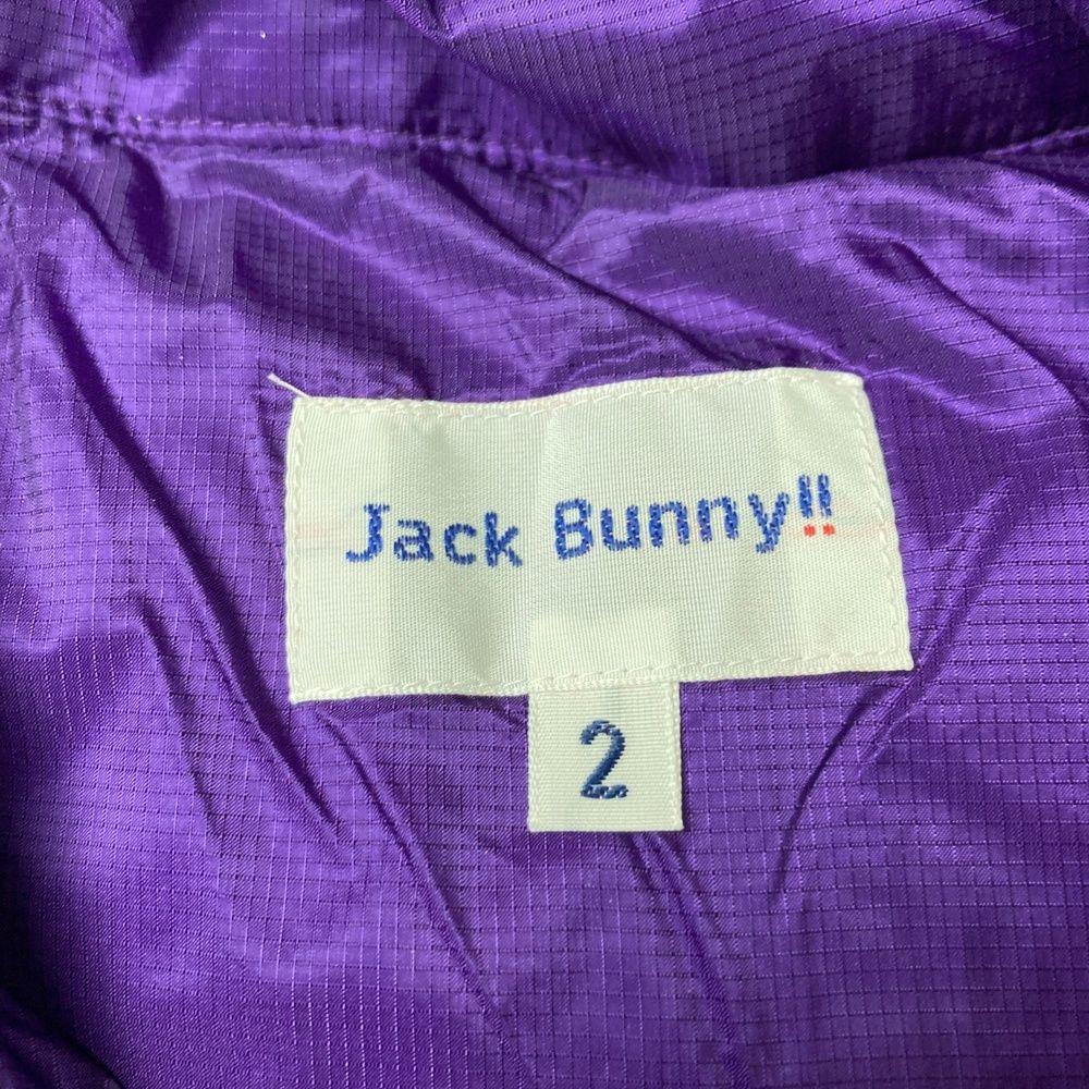 サイズ：2 JACK BUNNY ジャックバニー 2WAY ダウンジャケット ロゴ