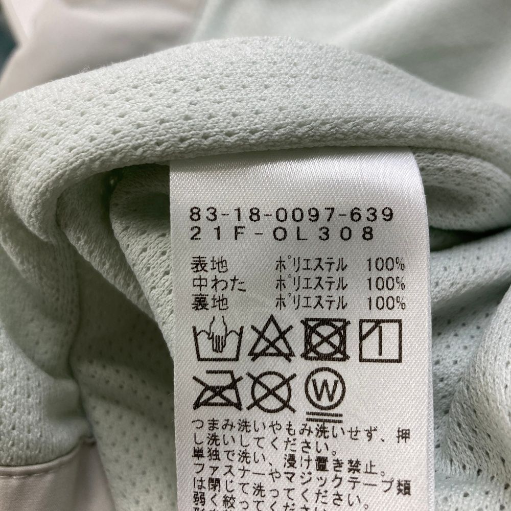 サイズ：M BEAMS GOLF ビームスゴルフ ノーカラー中綿ジャケット