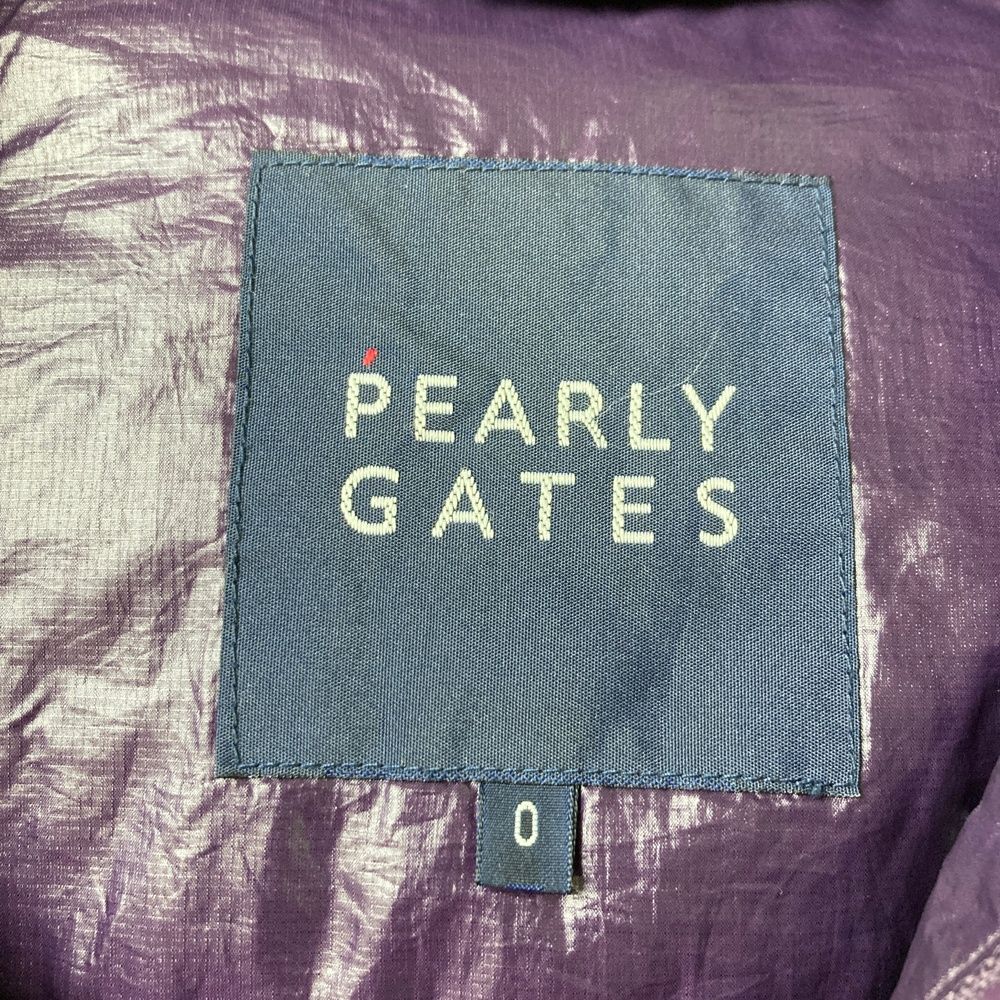 サイズ：0 PEARLY GATES パーリーゲイツ 2WAYダウンジャケット