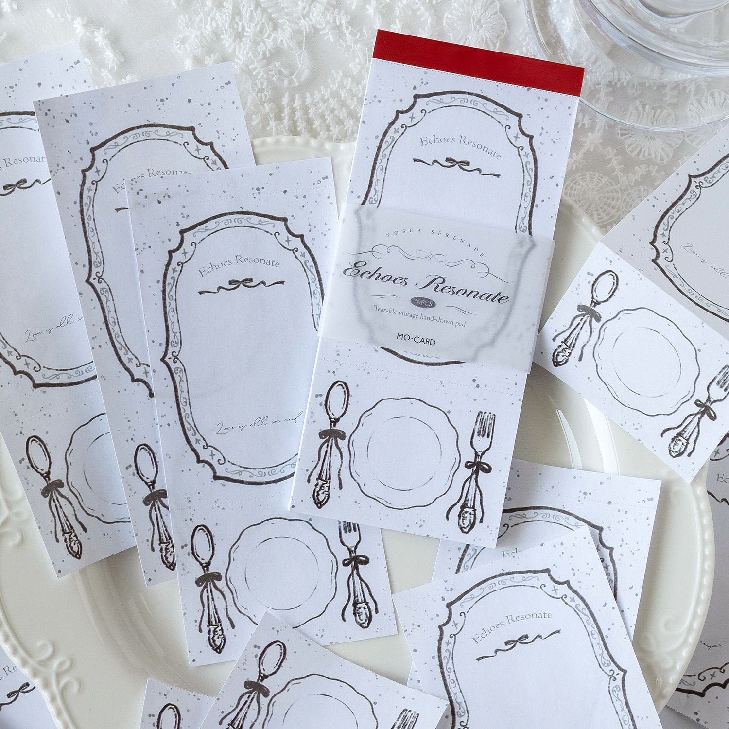 323】コラージュ素材 素材紙 ペーパー 切取線 メモ チケット 背景紙