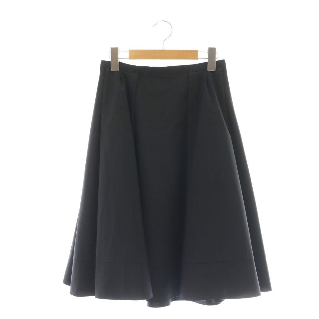 フォクシーニューヨーク FOXEY NEW YORK フレアスカート 膝丈 タック