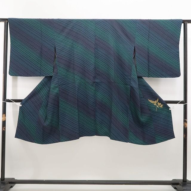 新品 斉藤三才 落款 着物“ひと度纏えば世界が変わる”仕付け糸付 小紋 4675 新品 斉藤三才 落款 着物“ひと度纏えば世界が変わる”仕付け糸付 小紋