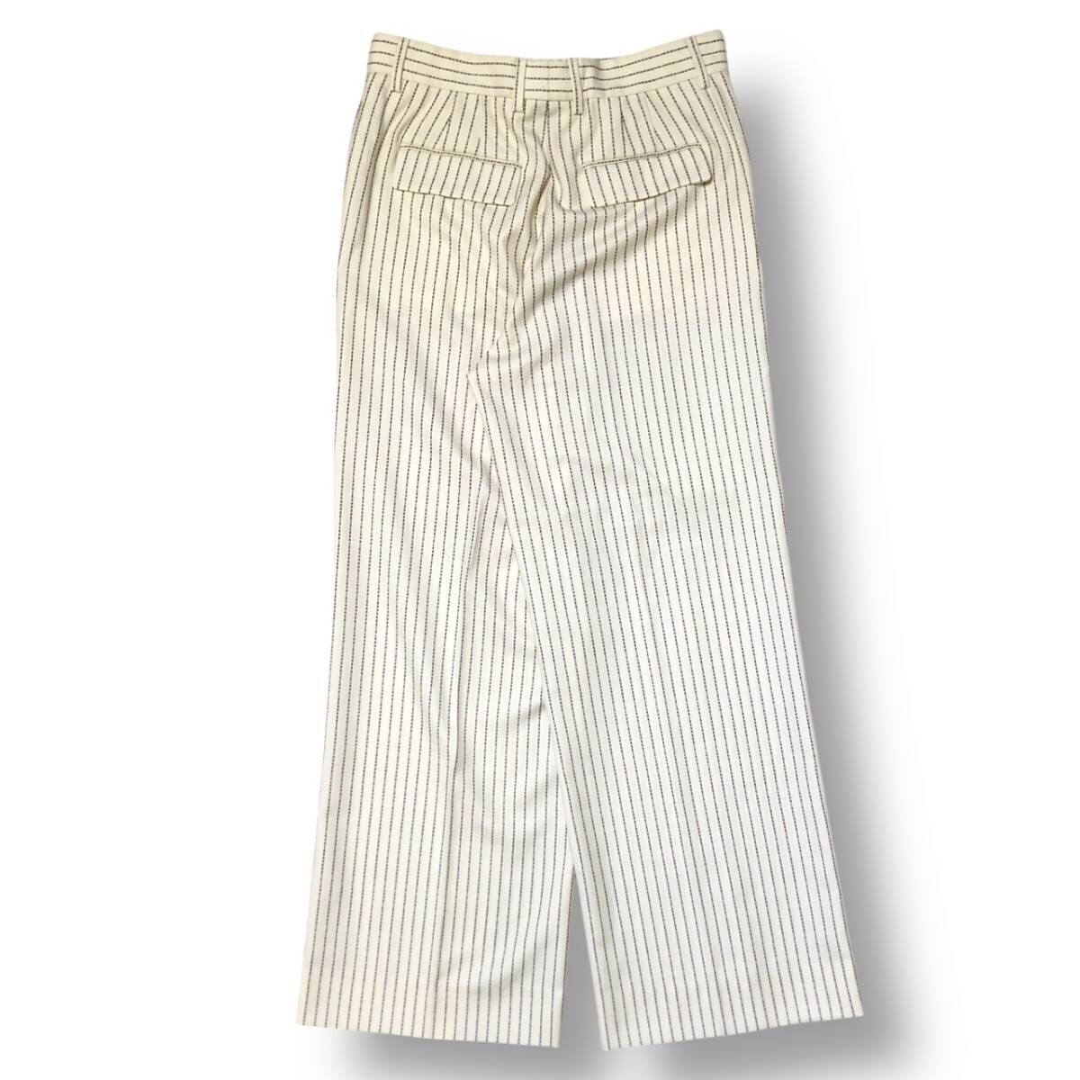 20SS Maison Margiela ロゴストライプ パンツ 40 クリーム系 メゾン