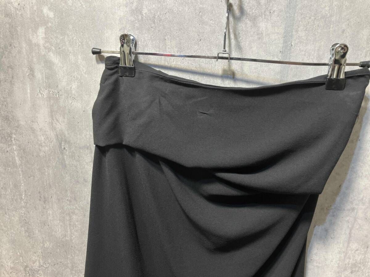 ANN DEMEULEMEESTER skirt ベルト付きスカート ブラック サイズ36 アン