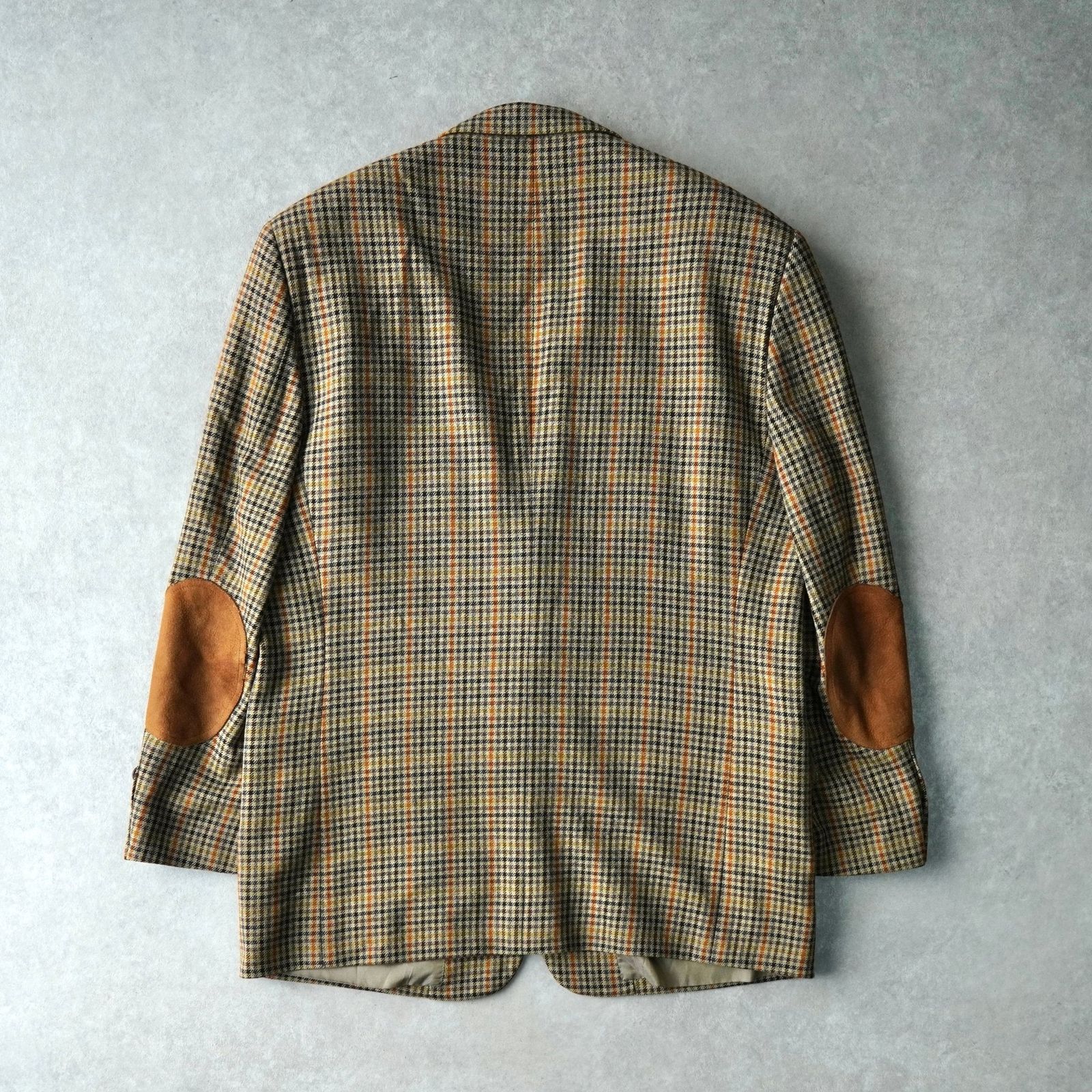 イブサンローラン ネイビー・ベージュ　チェック ジャケット　リバーシブル イブサンローラン ネイビー・ベージュ チェック ジャケット リバーシブル