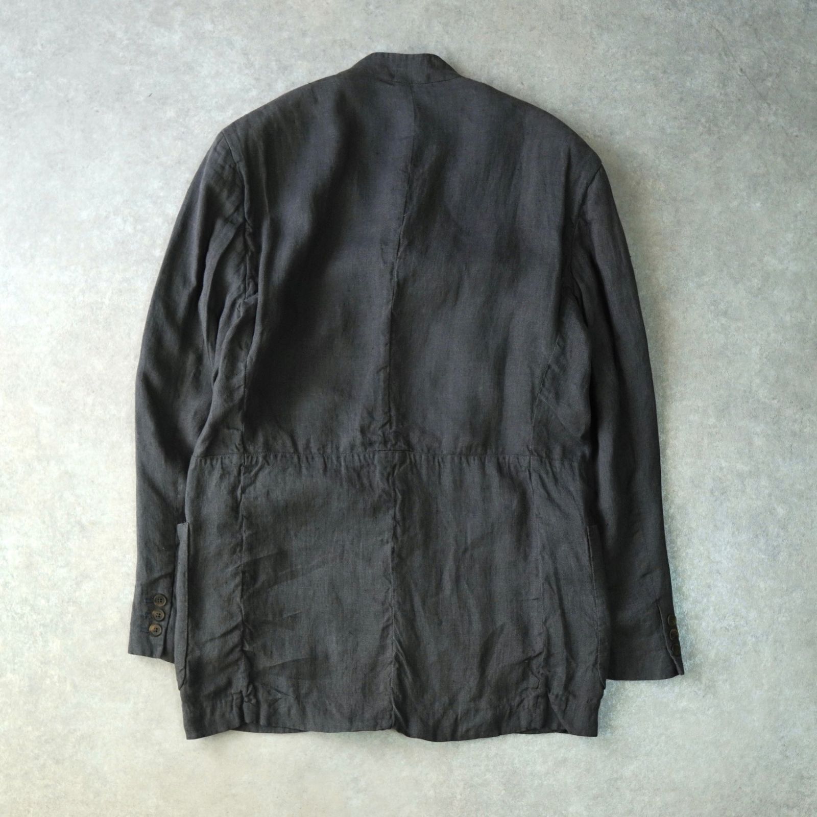 ジョルジオ アルマーニ ヴィンテージ リネン スタンドカラー