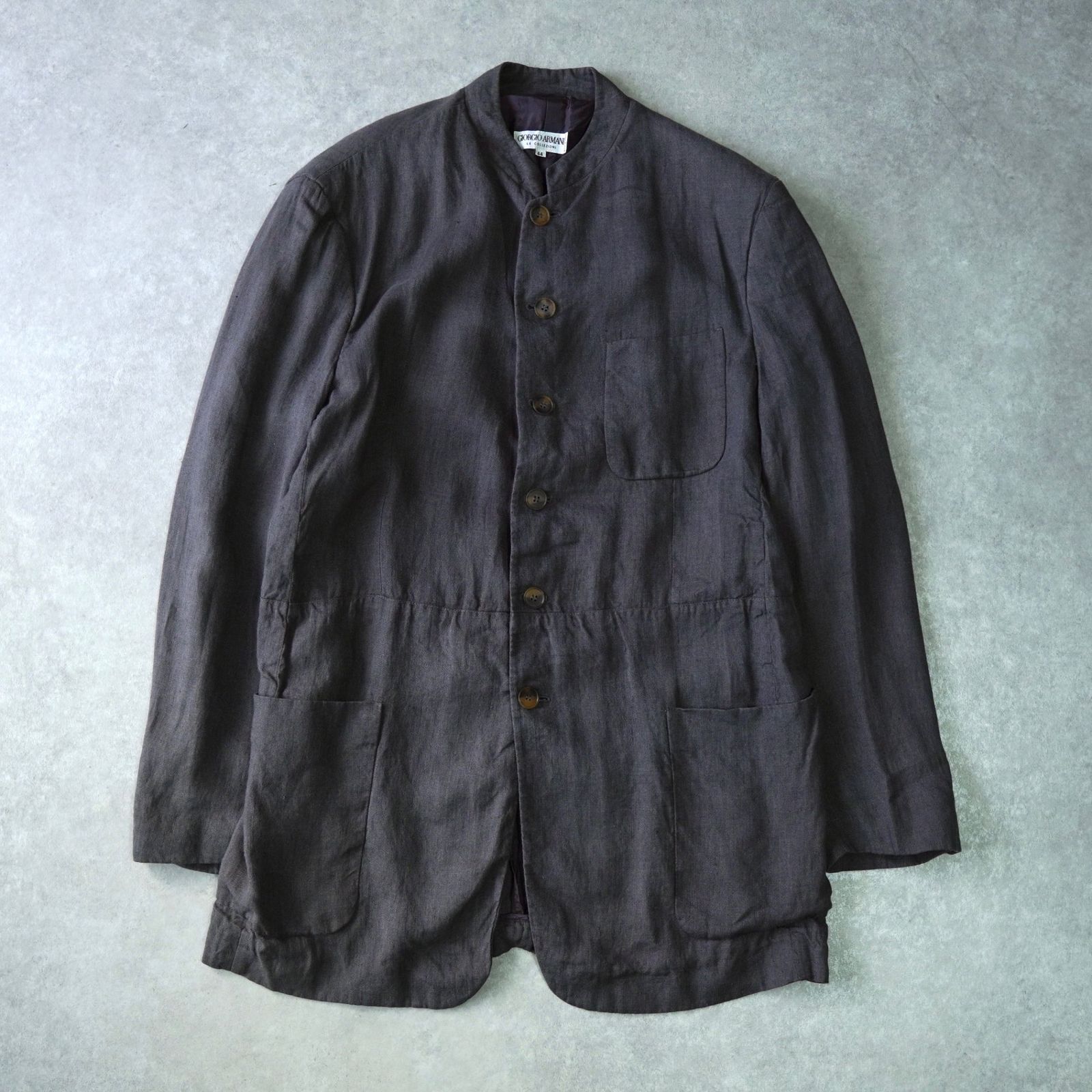 ジョルジオアルマーニ シルク シングル ジャケット ヴィンテージ ジョルジオアルマーニ シルク シングル ジャケット ヴィンテージ