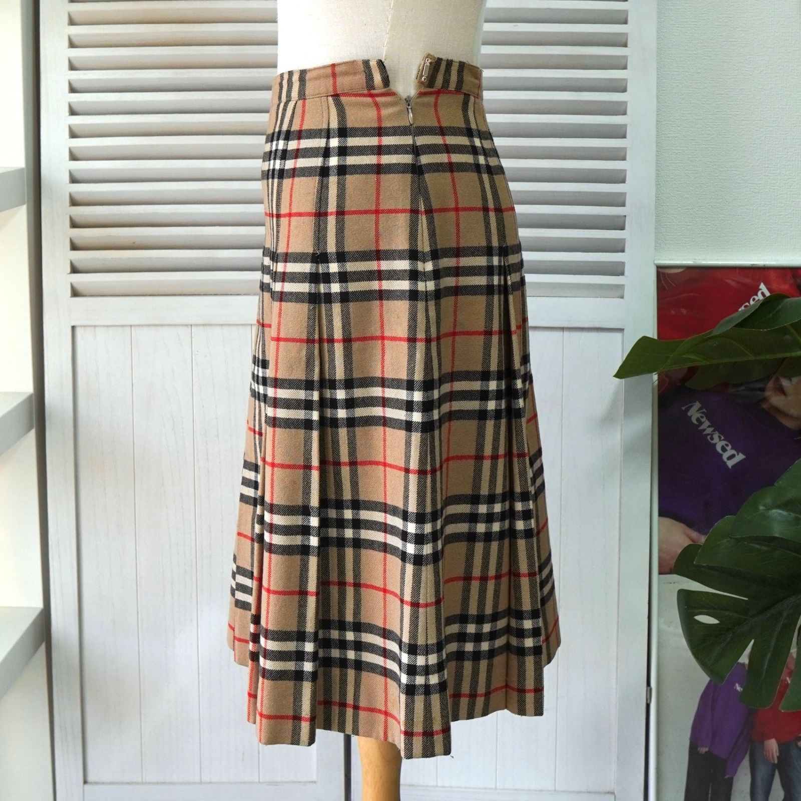 BlackFriday限定割引40％オフ】バーバリー ノバチェック ウール