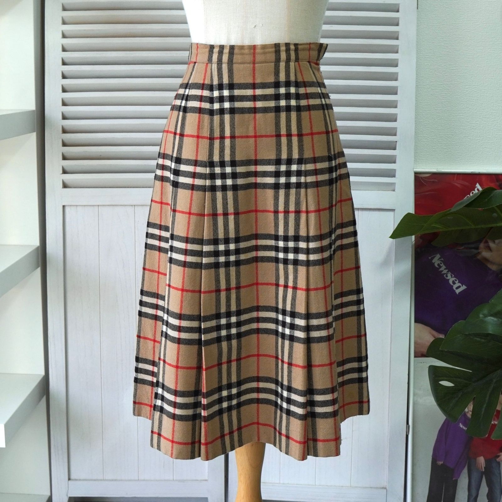 BlackFriday限定割引40％オフ】バーバリー ノバチェック ウール