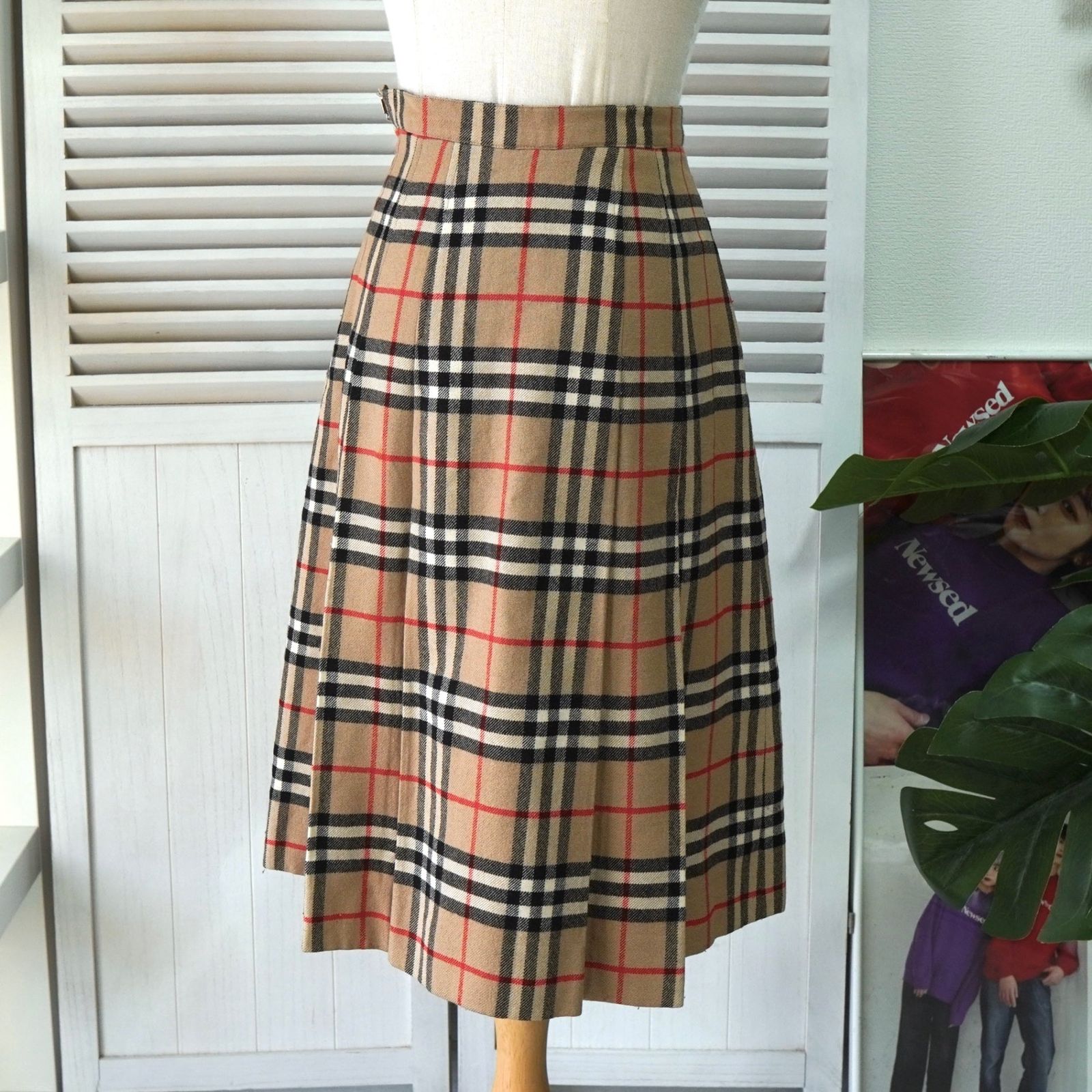 BlackFriday限定割引40％オフ】バーバリー ノバチェック ウール