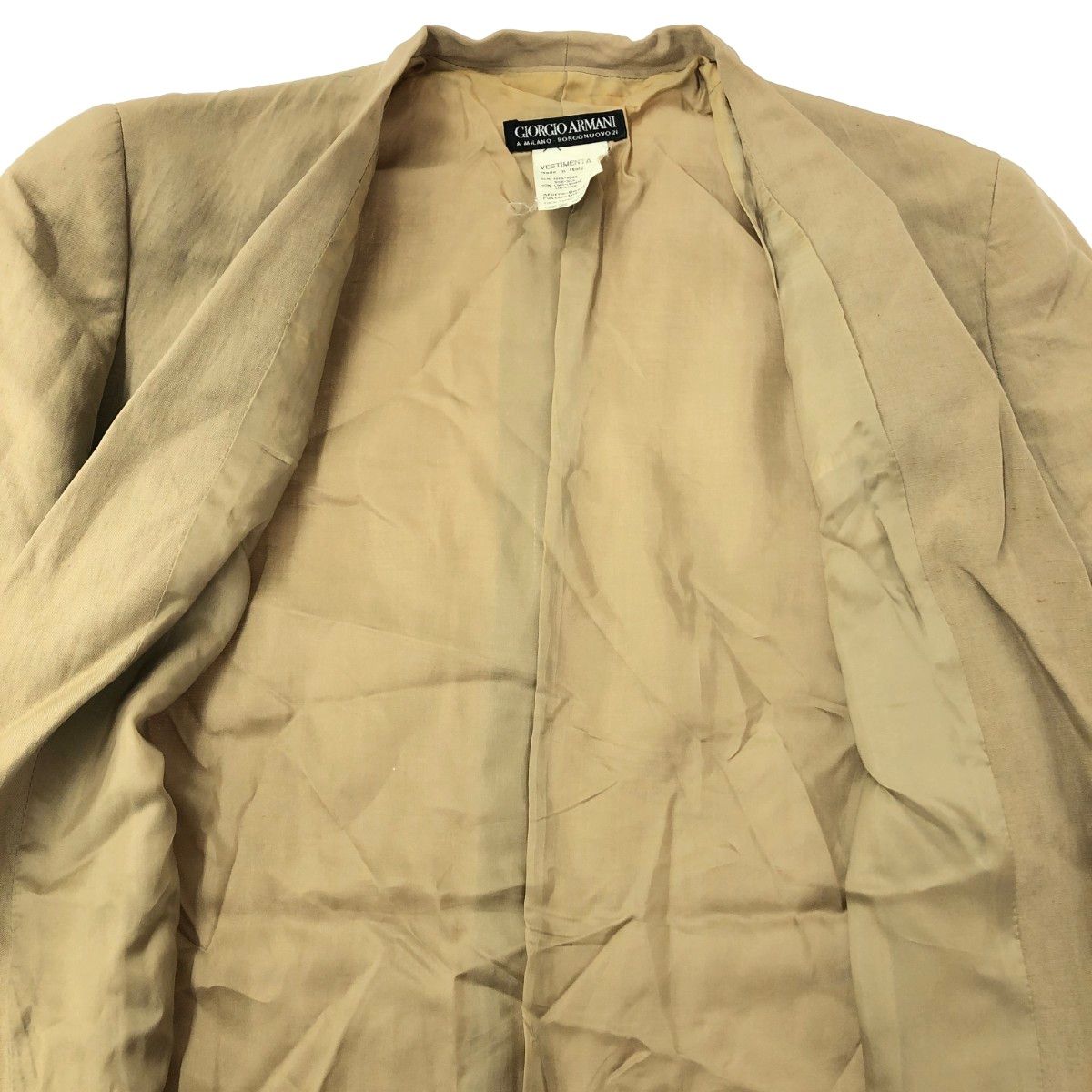 GIORGIO ARMANI ジョルジオアルマーニ 1Bジャケット サイズ:38  
