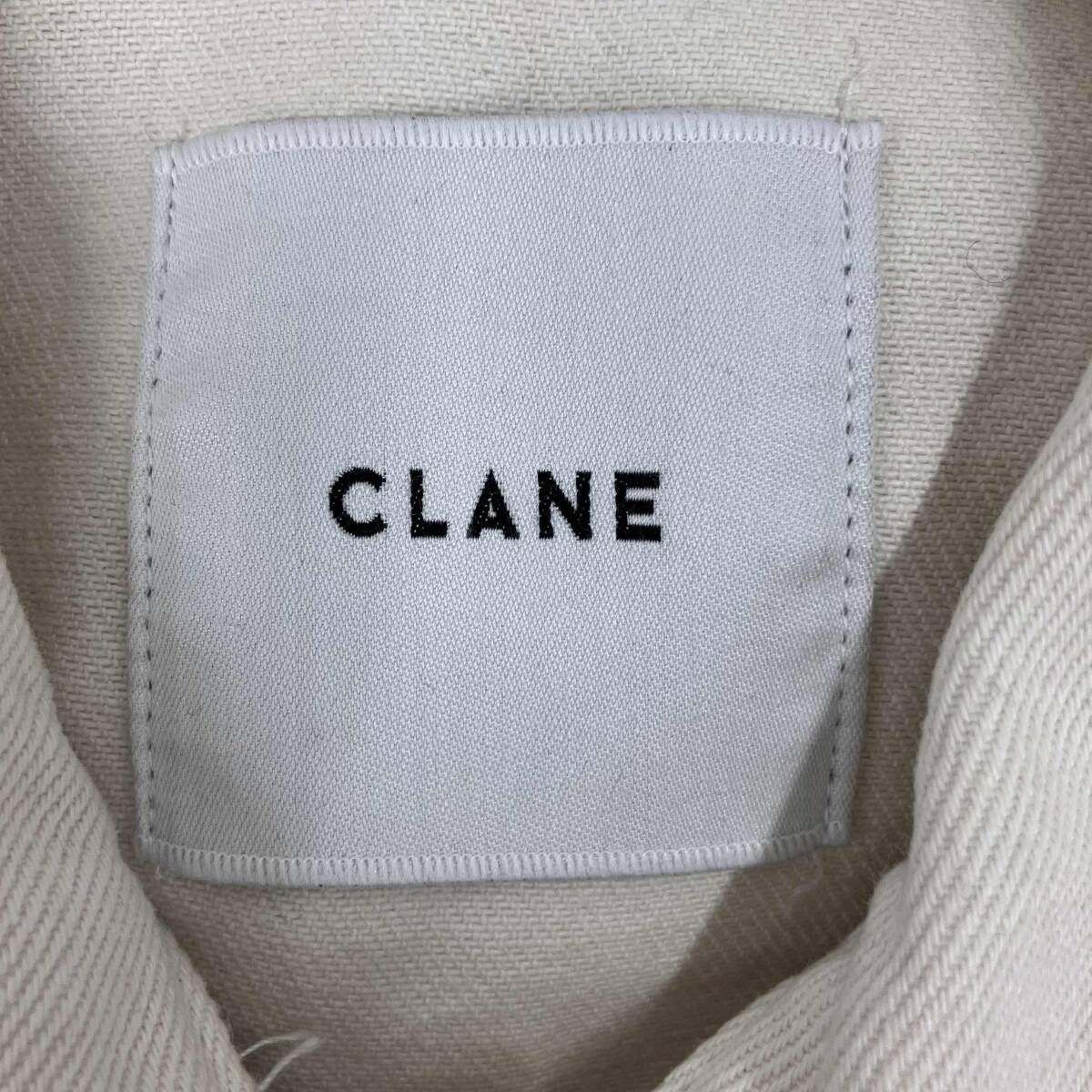 CLANE ／クラネ／ホワイト／ショート丈 Gジャン(デニムジャケット 