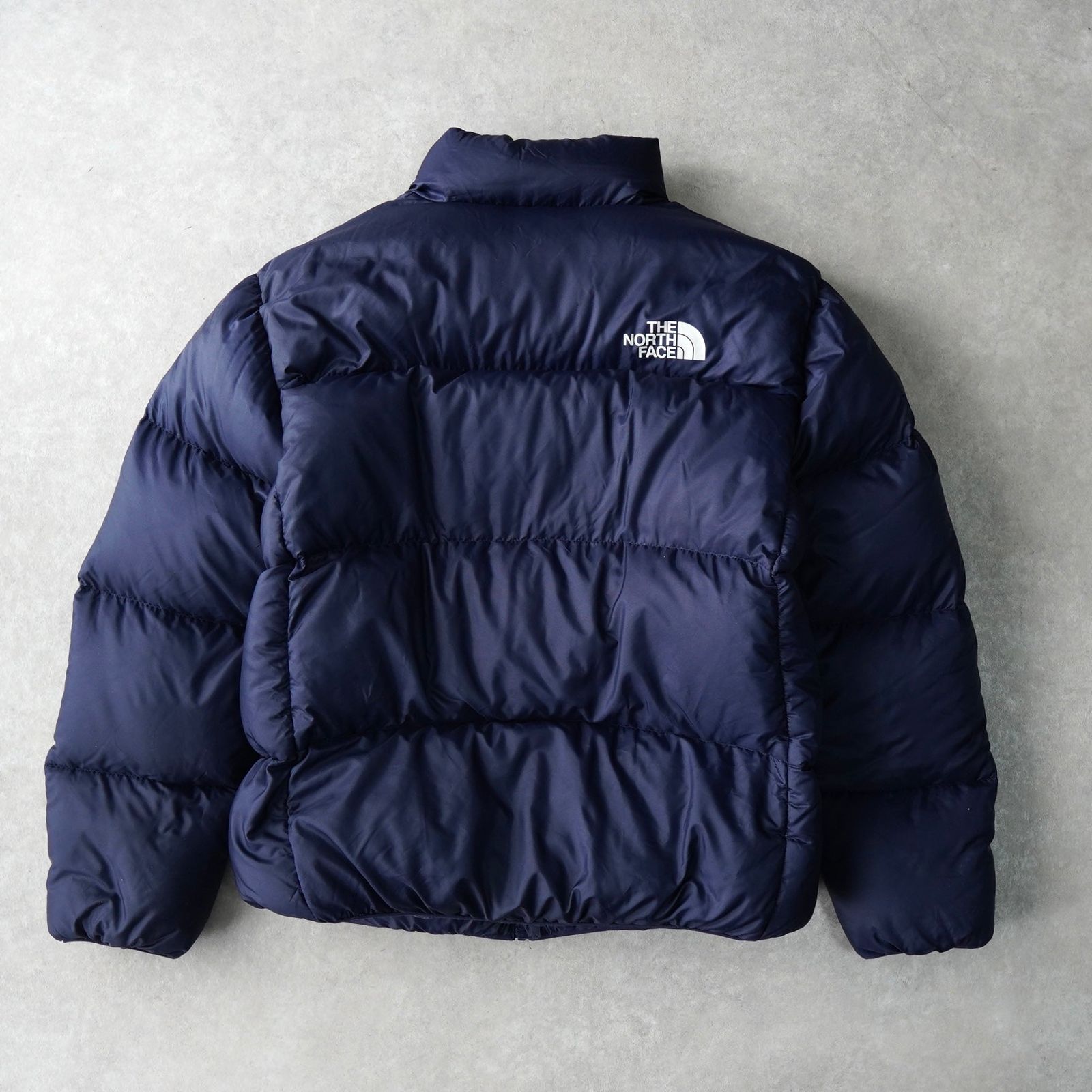 THE NORTH FACE ネイビー×黒 ダウンジャケット ヌプシ ザ・ノース 