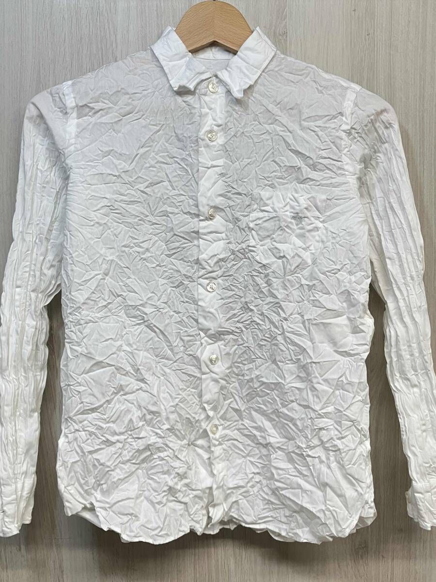 JUNYA WATANABE COMME des GARCONS JP-B024 シワ加工 ホワイト ドレス