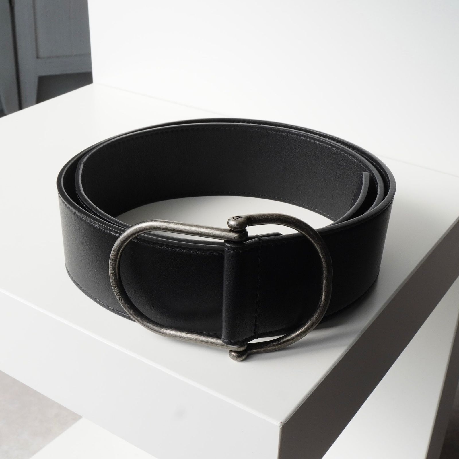 サンローランパリ ウェスタンレザーベルト 80 エディスリマン saint