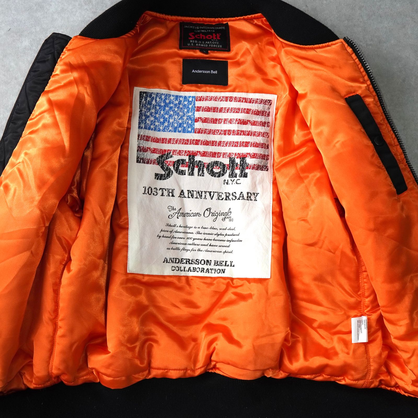 Schott × ANDERSSON BELL ショット × アンダースンベル 中綿
