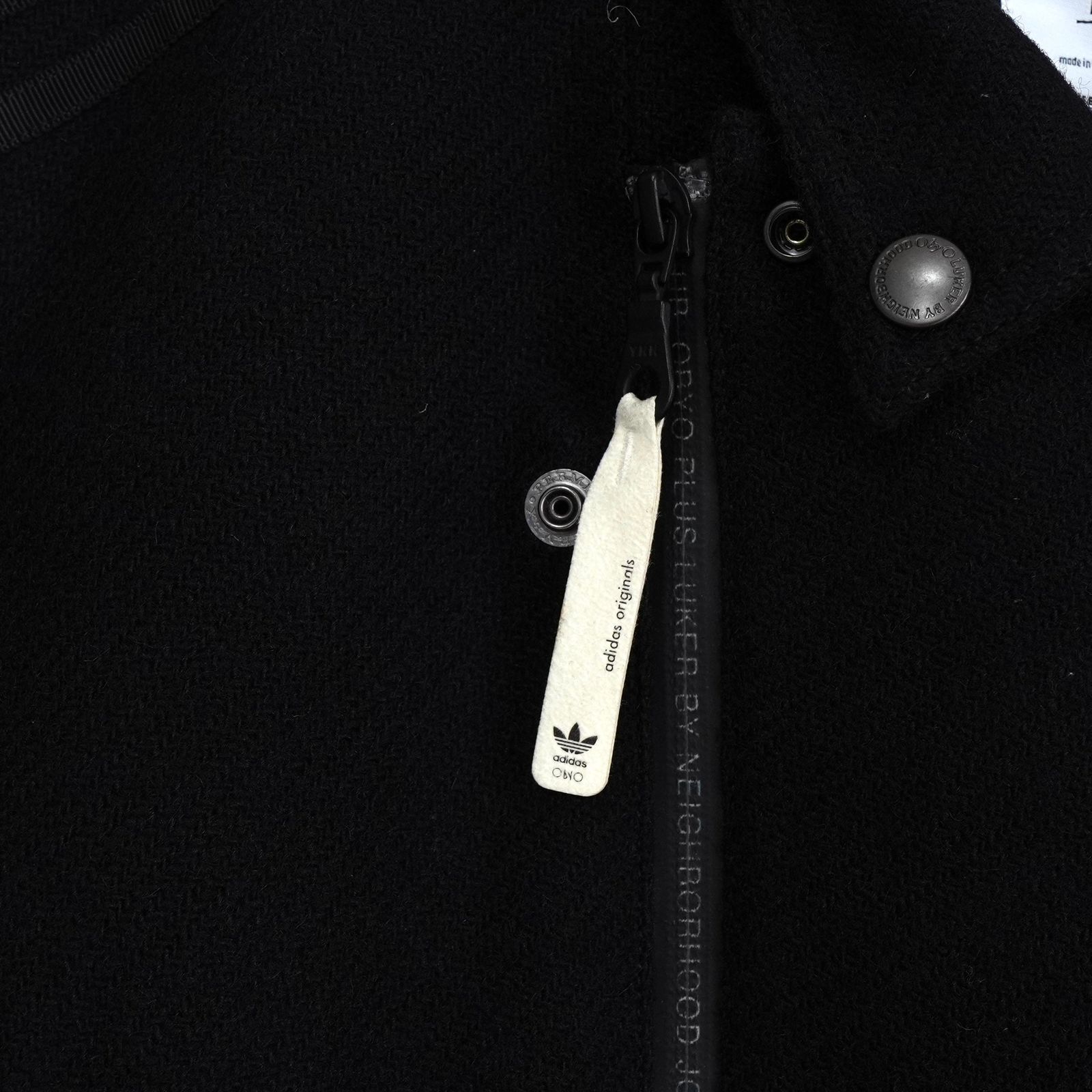 アディダス × ネイバーフッド ハリスツイード ライダースジャケット