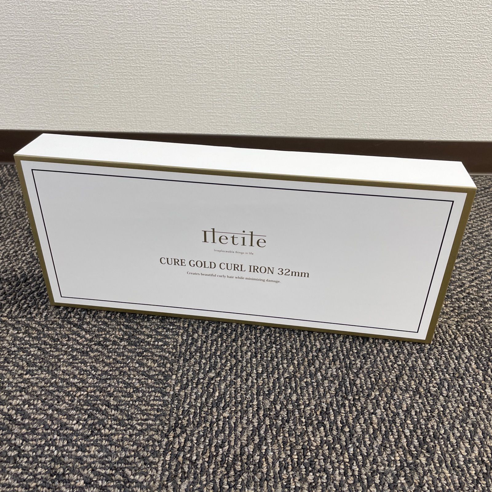未使用品】iletile アイルティル CURE GOLD CURL IRON キュアゴールド