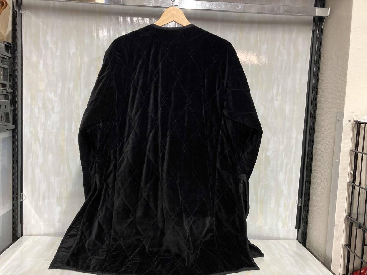 Sara mallika サラ マリカ キルティング ベルベットミドルジャケット