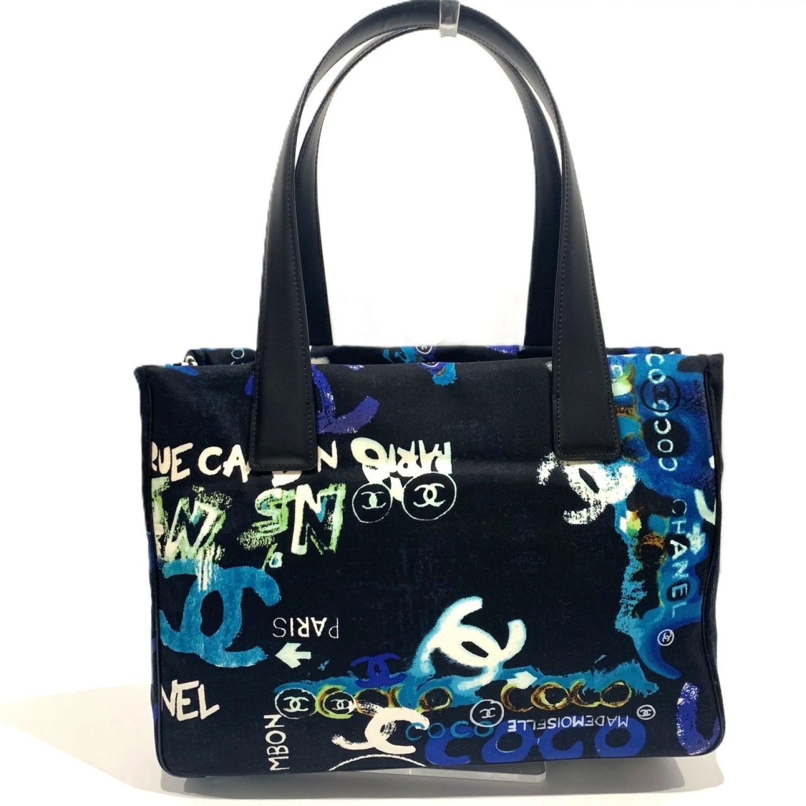シャネル ニュートラベルライン ハワイ限定 トートPM ブラック 中古