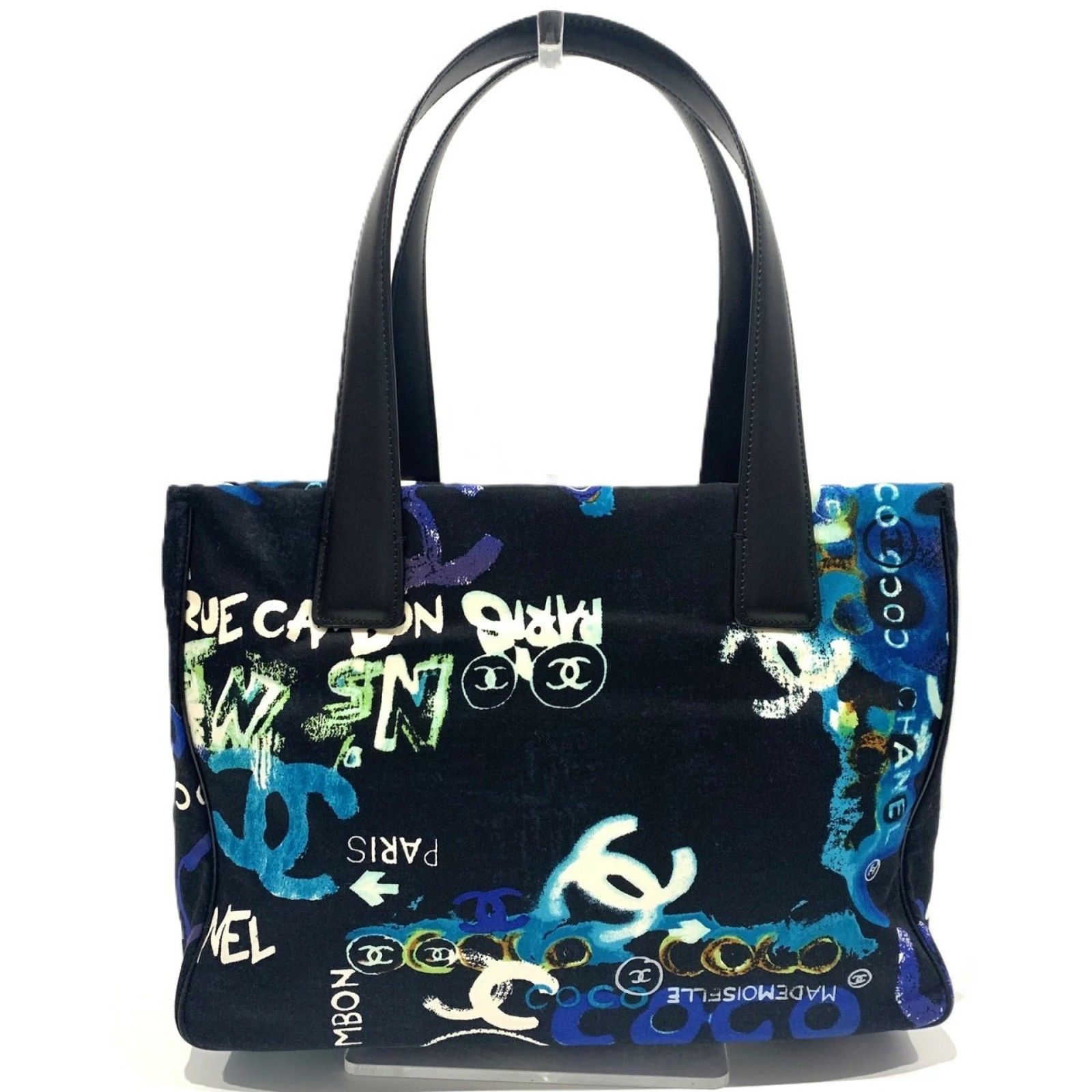 シャネル ニュートラベルライン ハワイ限定 トートPM ブラック 中古