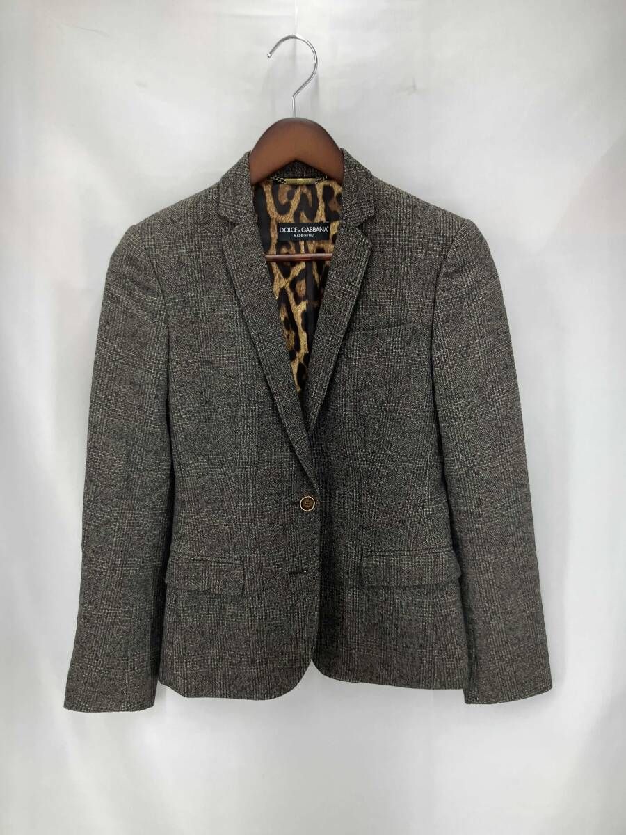 ☆ DOLCE & GABBANA ドルチェアンドガッバーナ テーラードジャケット