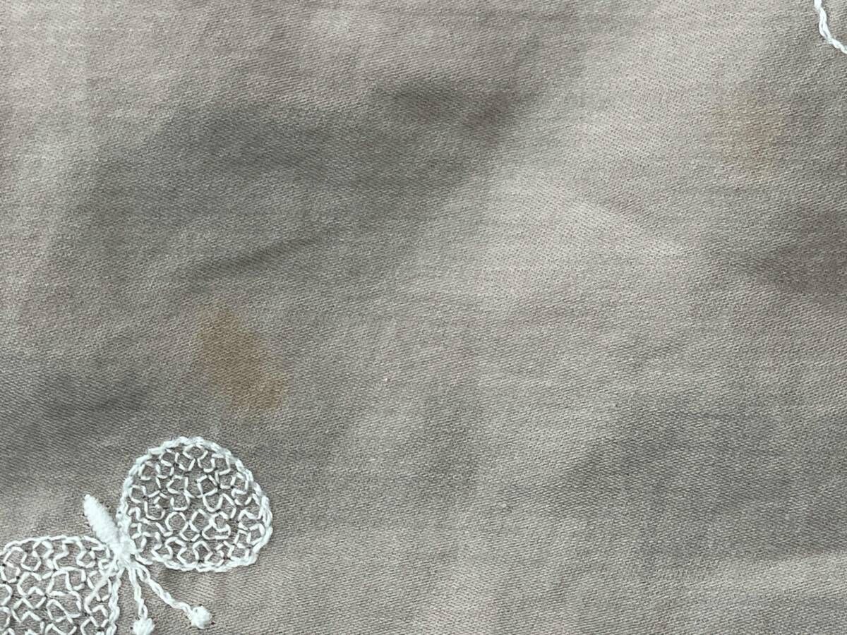 未使用品 希少minaperhonen ハットchoucho刺繍 未使用 mina perhonen ミナペルホネン KIDS キッズ choucho