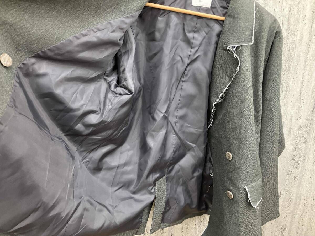 Loin nuit ロワンニュイ テーラードジャケット グレー フリーサイズ