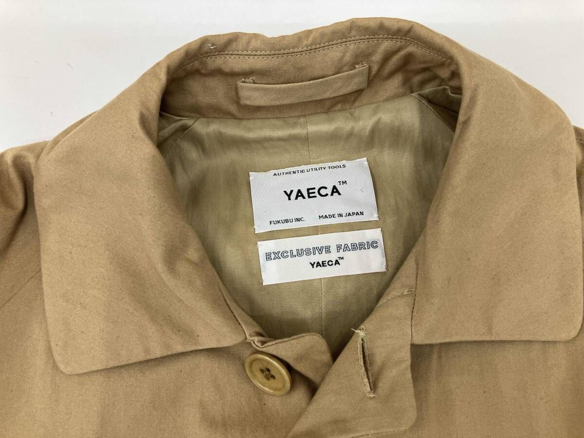 YAECA ヤエカ ステンカラーコート カーキ サイズM - メルカリ