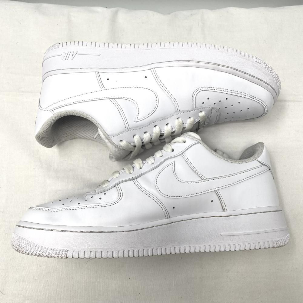 中古】NIKE AIR FORCE 1 '07 ホワイト 27cm CW2288-111 スニーカー