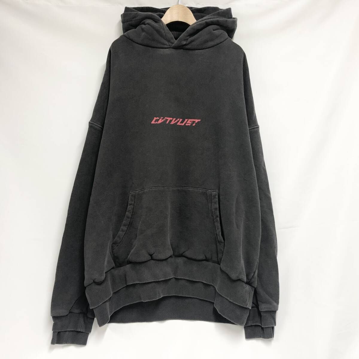 新品 未使用 CVTVLIST（カタリスト） ダブルフードパーカー 2 ブラック 