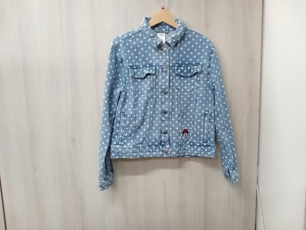Disney ディズニー Store Minnie Mouse ミニーマウス Denim Jacket Gジャン(デニムジャケット) 水玉