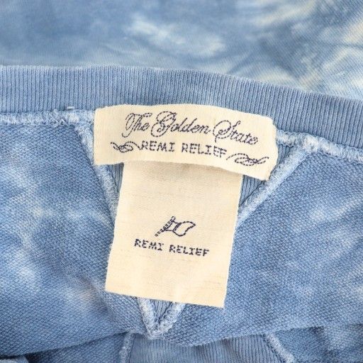 美品♡REMI RELIEF ハーフスリーブ　スウェット　半袖　プルオーバー レミレリーフ REMI RELIEF ハーフスリーブ タイダイスウェット プル