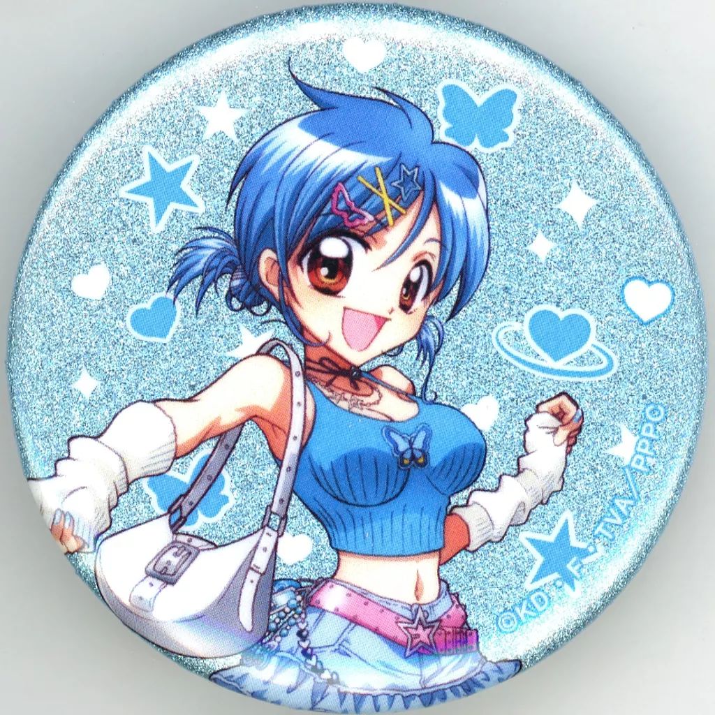 中古】バッジ・ピンズ 宝生波音(上半身) 「アニメ ぴちぴちピッチ POP