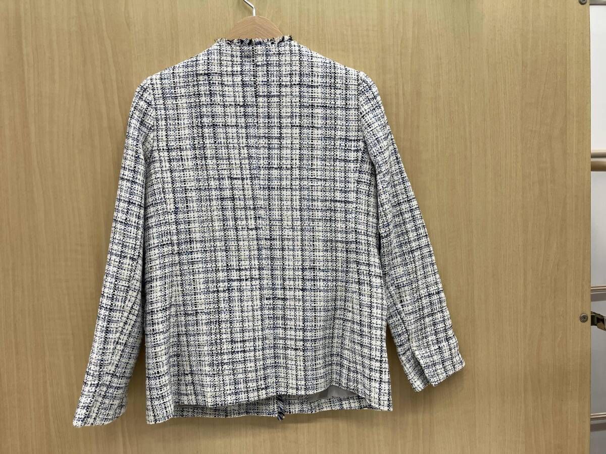 theory luxe コレクション セオリーリュクス ノーカラージャケット