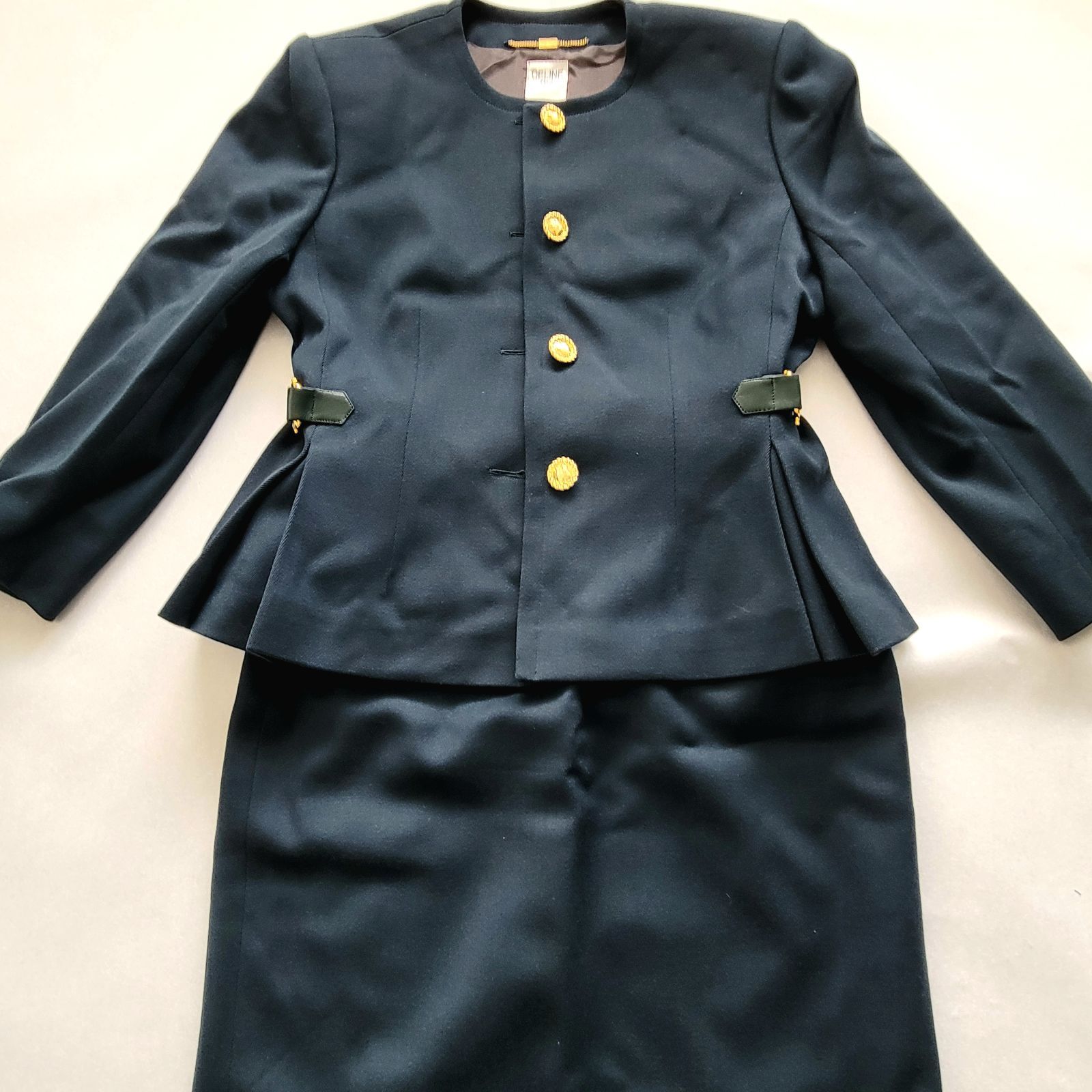 セリーヌ セットアップ スーツ スカート 美品 美品 CELINE（セリーヌ）セットアップ スカートスーツ レディース