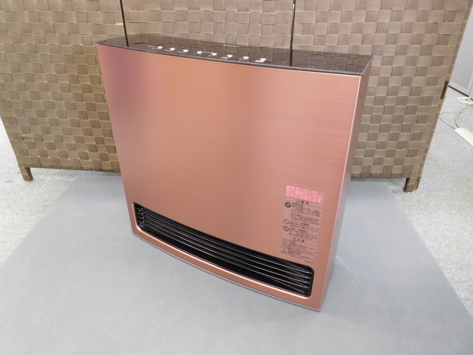 【美品】ノーリツ　GFH-4006D ガスファンヒーター　マットローズ ノーリツ （2022年製）ノーリツ ガス ファンヒーター GFH-4006D (MR