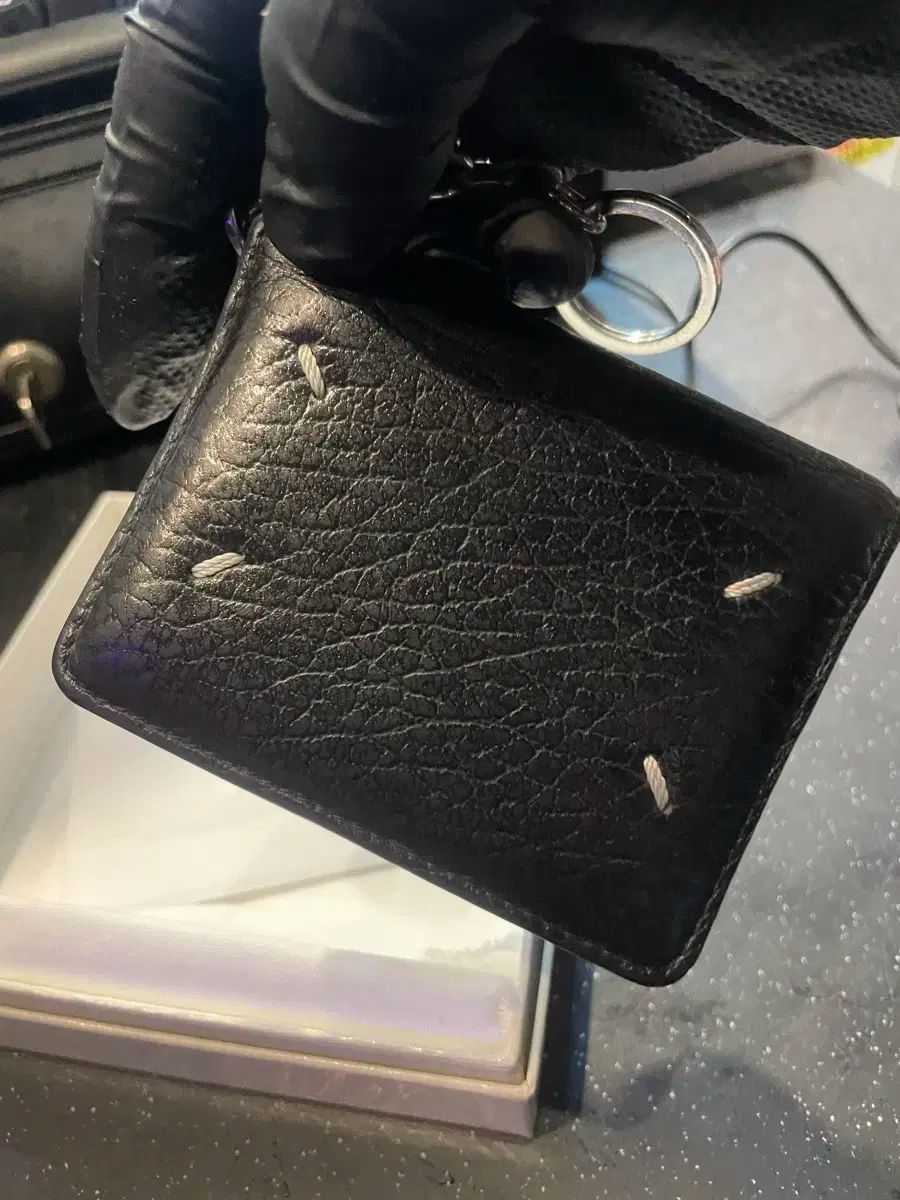 メゾンマルジェラ キーホルダー財布 ブラック OS