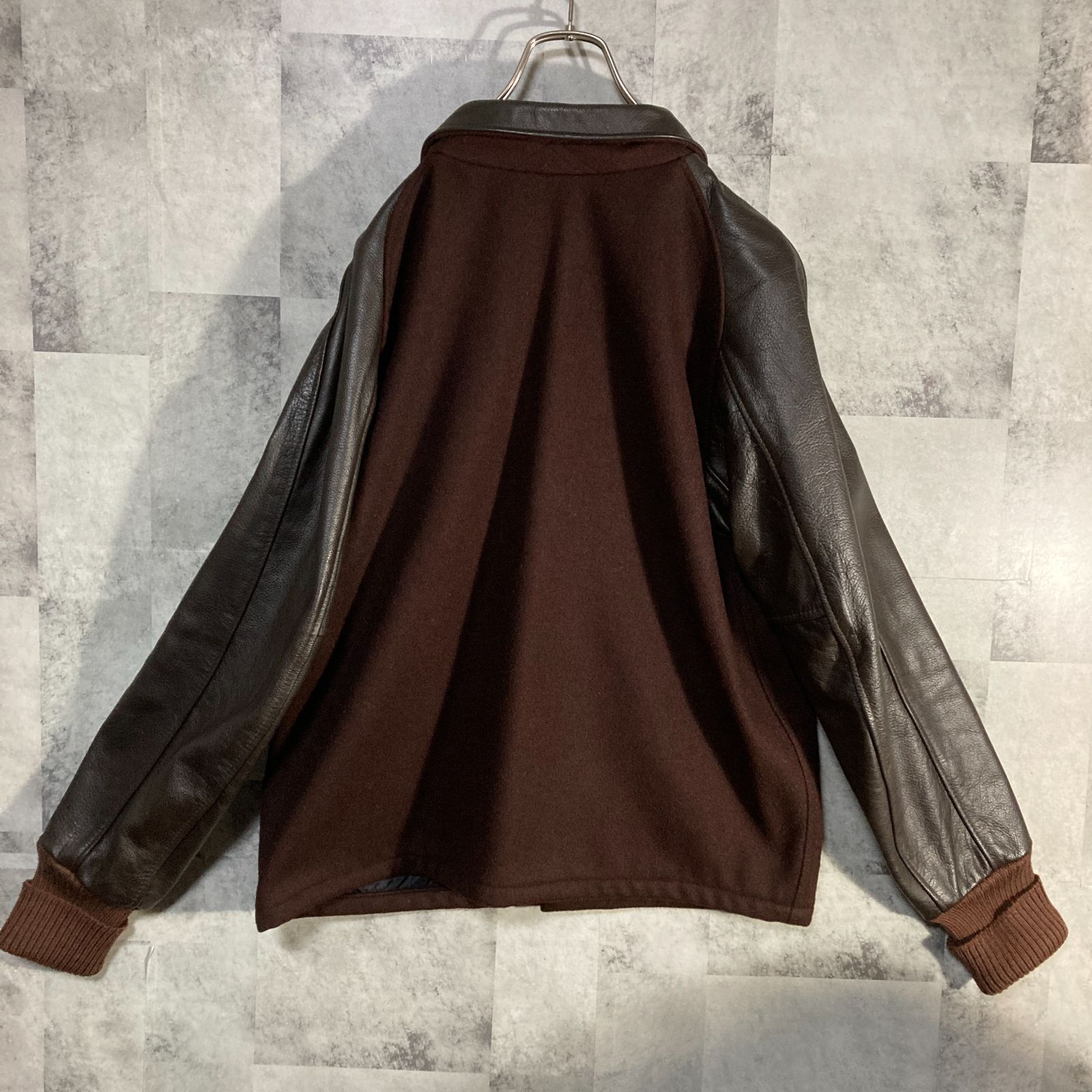 USA製 SKOOKUM スクーカム ファラオジャケット 袖レザー スタジャン