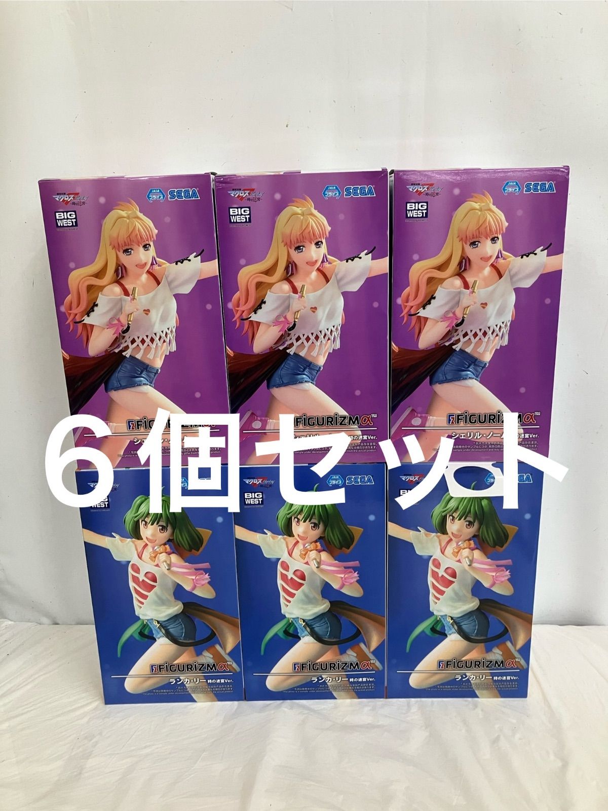 未開封 劇場短編 マクロスF FiGURiZMα フィギュア 6個 LFJ868 f101