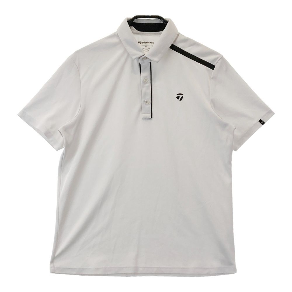 サイズ：M TAYLOR MADE テーラーメイド 半袖ポロシャツ ホワイト系