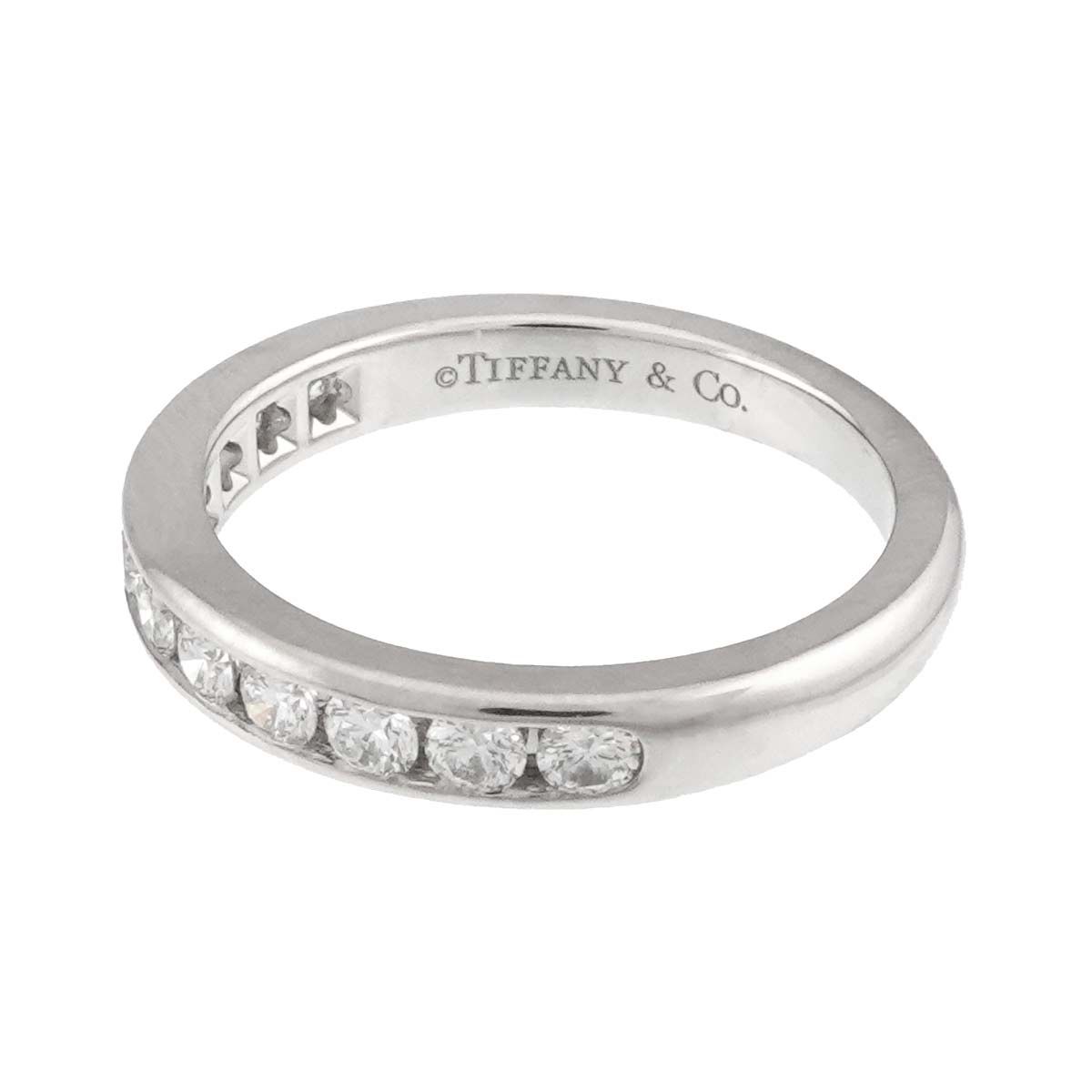 Tiffany & Co. ハーフサークルダイヤモンドリング ティファニー TIFFANY&Co. ハーフサークル チャネル セッティング 8号