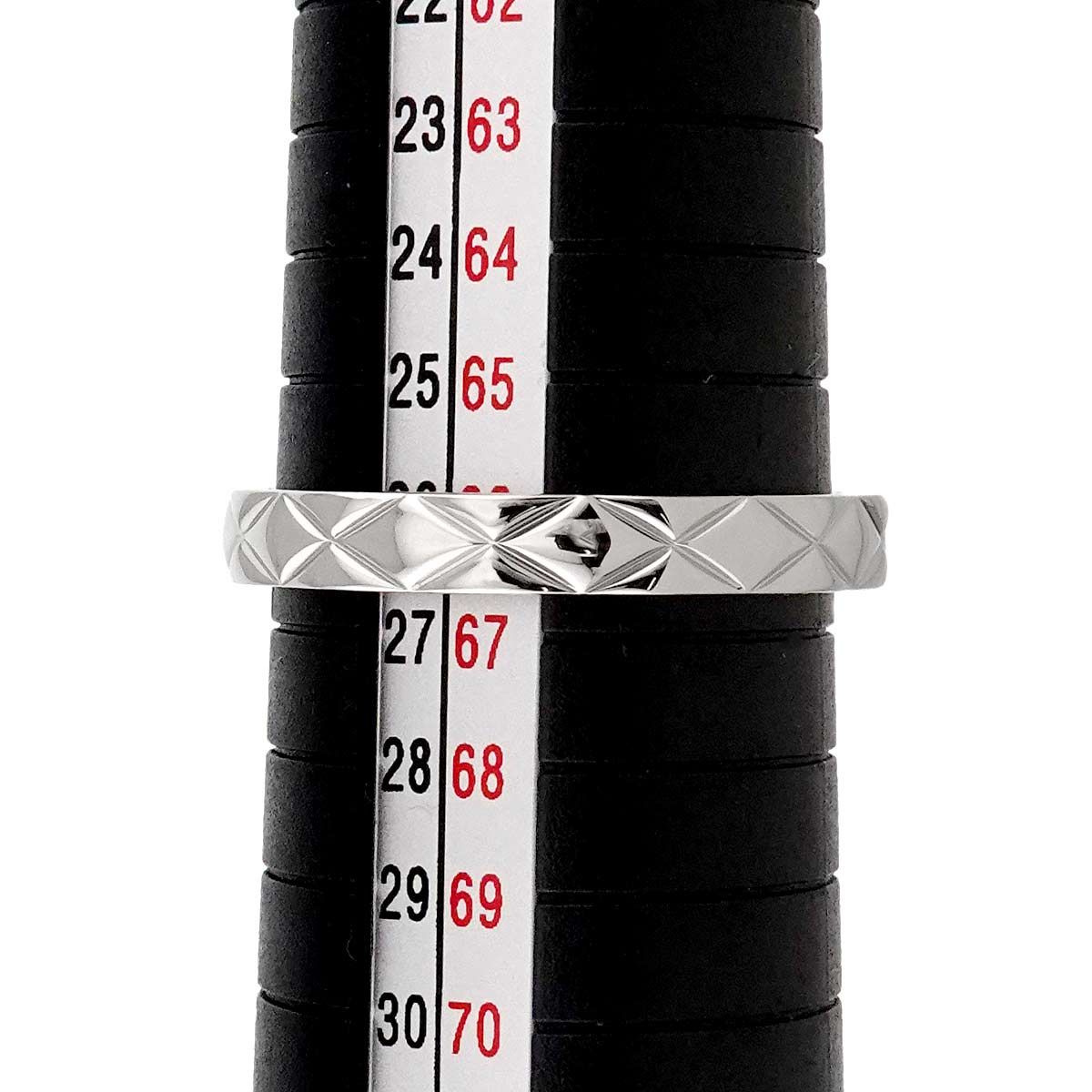 シャネル CHANEL マトラッセ #67 リング Pt プラチナ 指輪 Ring