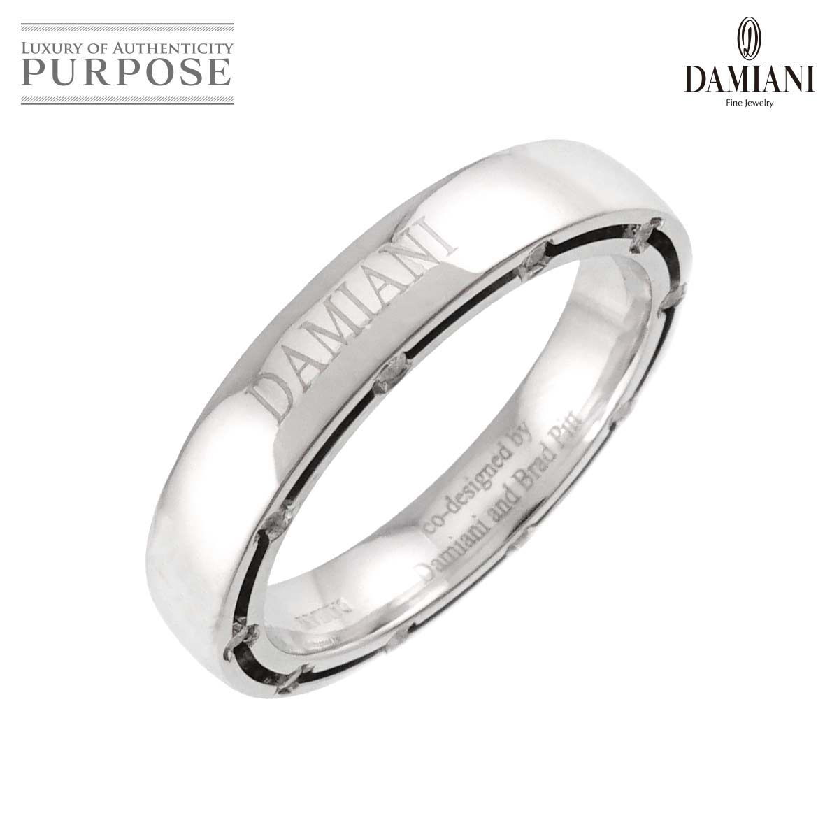 ダミアーニ DAMIANI Dサイド 15号 リング ダイヤ 20P K18 WG ホワイト