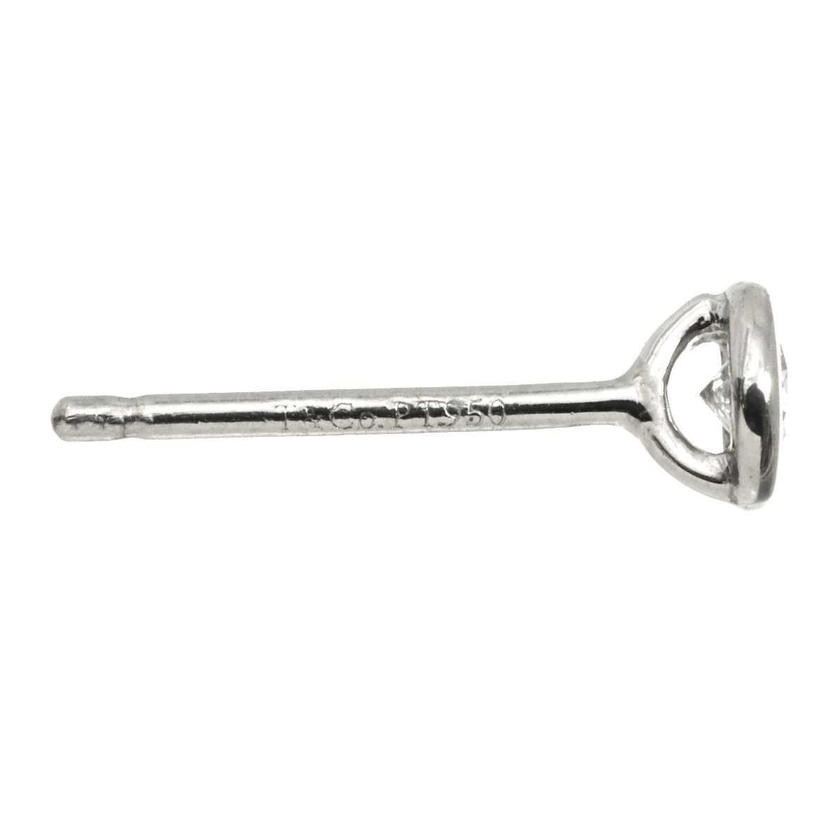 ティファニー TIFFANY&Co. バイザヤード ダイヤ ピアス Pt プラチナ