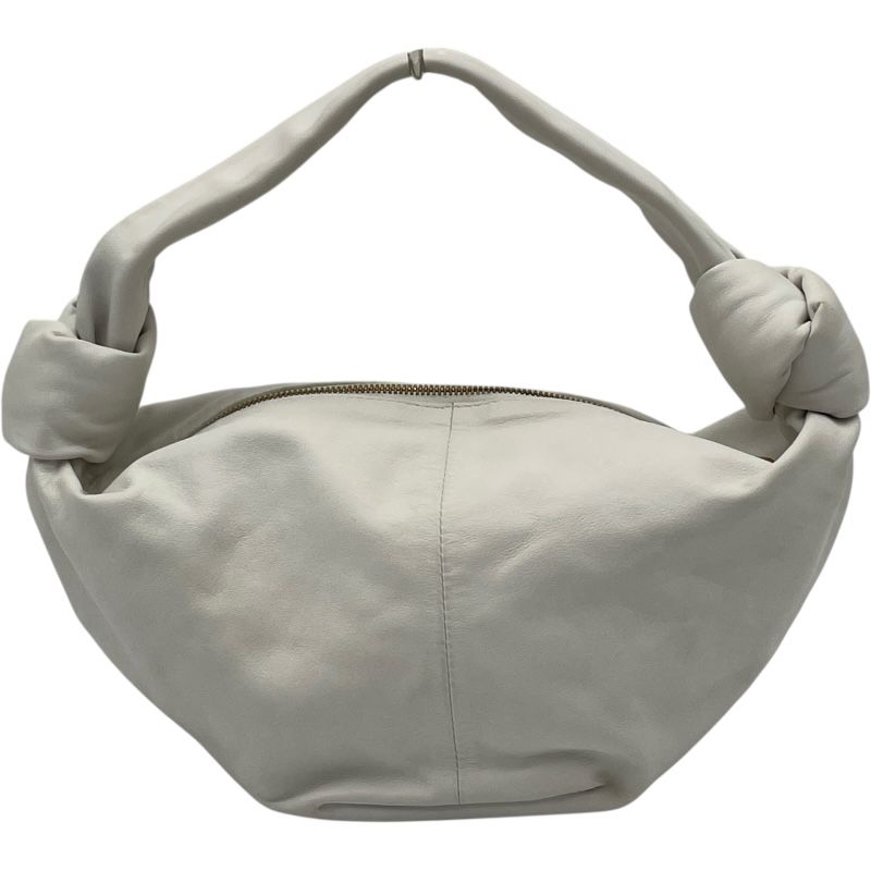ボッテガ・ヴェネタ BOTTEGA VENETA ダブルノット ホワイト レザー