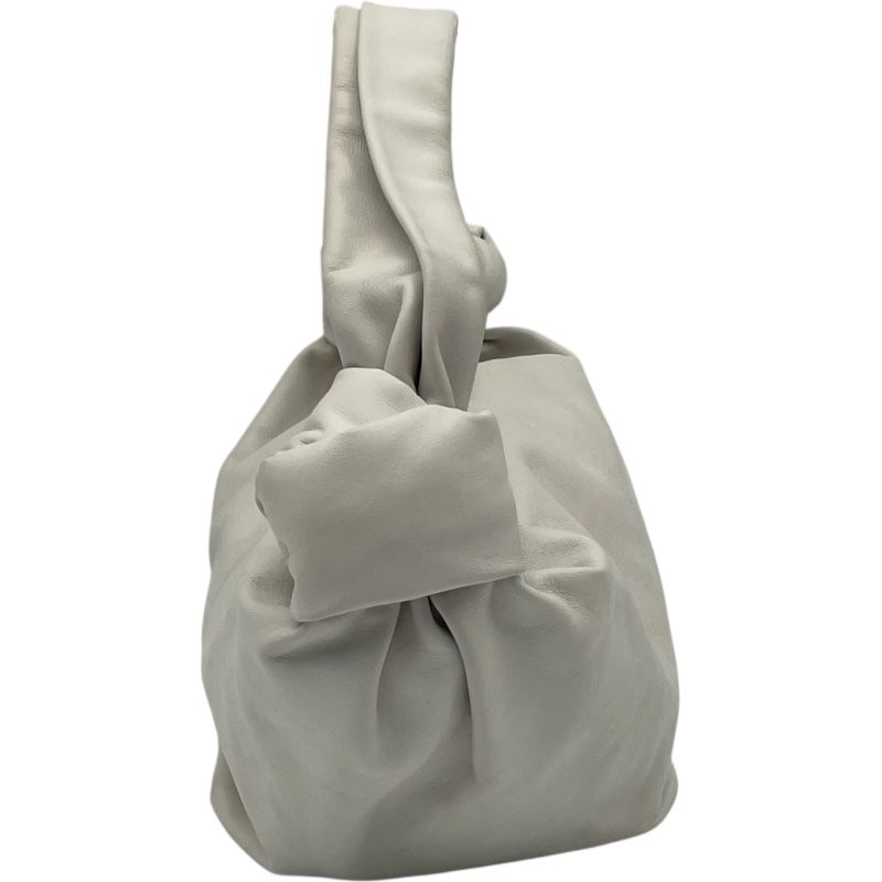 ボッテガ・ヴェネタ BOTTEGA VENETA ダブルノット ホワイト レザー