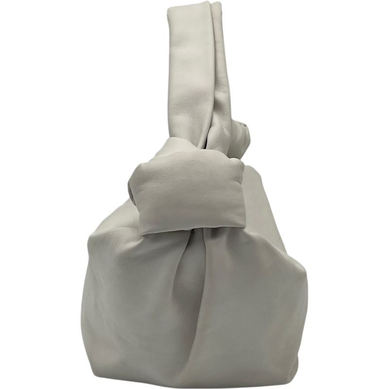 ボッテガ・ヴェネタ BOTTEGA VENETA ダブルノット ホワイト レザー