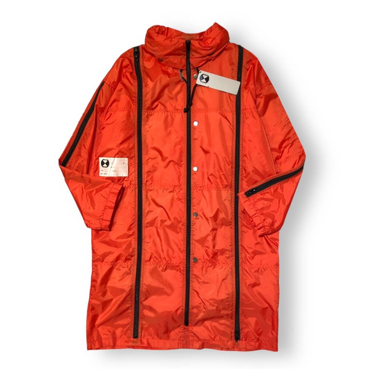 新品タグ付き　FINAL  ファイナルホーム　多重ジップコート　大きめ FINAL HOME 多重ジップナイロンコート コート XSサイズ レッド FH11-FA